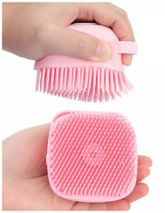 Silicone Body Shower Brush with Liquid Soap Dispenser β 2-in-1 Bath & Body Scrubber