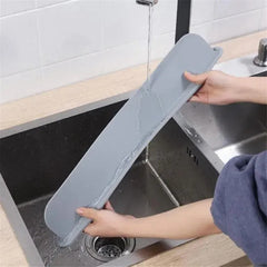 Silicone Sink Splash Guard & Water Stopper for Kitchen and Bathroom