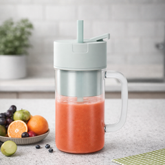 Portable Mini Electric Juicer | USB Rechargeable Blender for Smoothies & Shakes