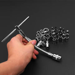 46-Piece Socket Wrench Tool Set with Storage Case | Ratchet Set for Auto & Home Repair